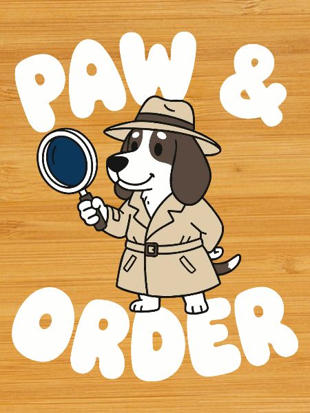 Paw Order Detective Dog