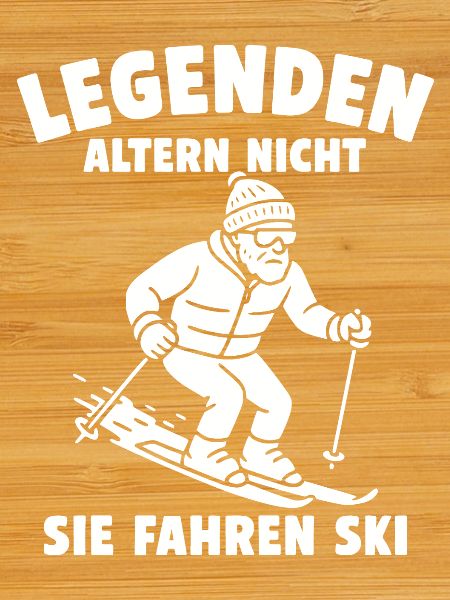Legends don't age – they ski