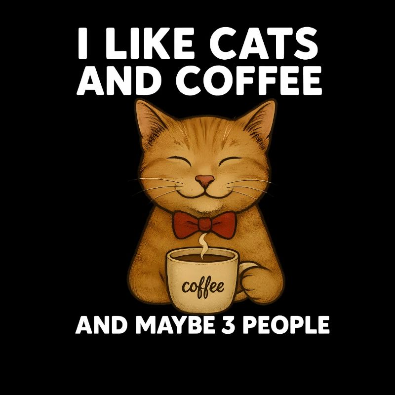 Coffee Cat: Purring with Mug