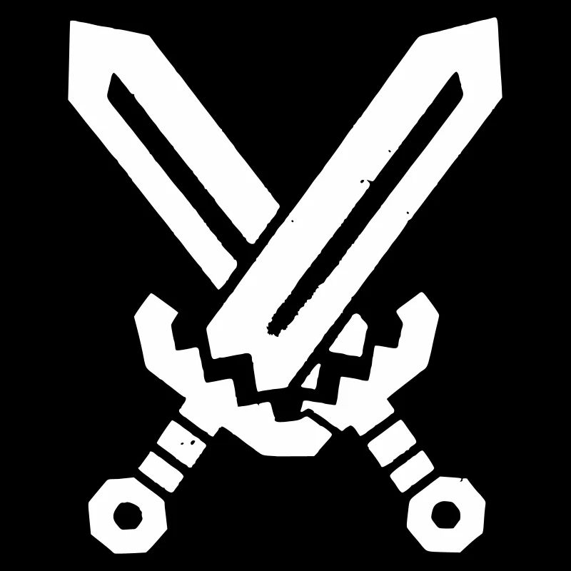 Pixel Swords 8-Bit Retro