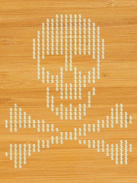 Skull Glyph Dot Crossbones
