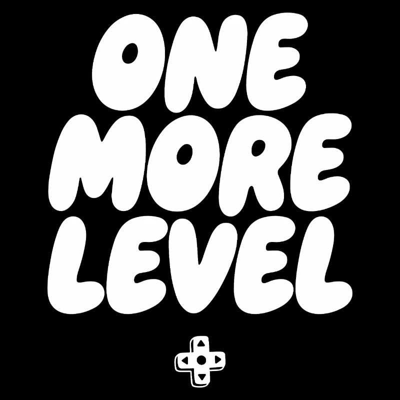 One More Level Pixel Logo
