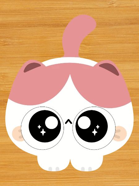 Bubblegum Eyes Cat