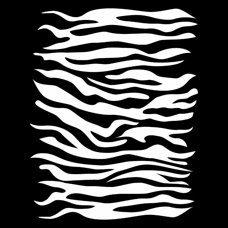 Zebra Muster weiss