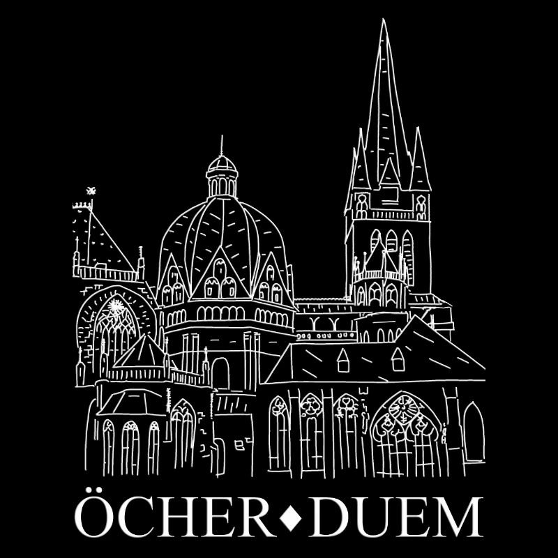 Öcher Duem, Aachen Cathedral, Platt, drawing