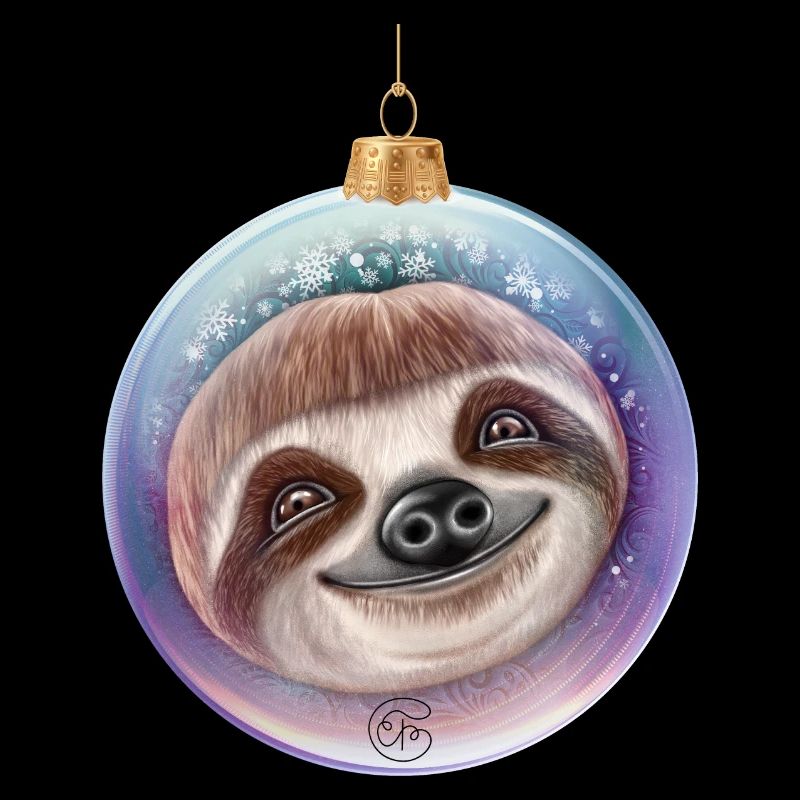 Christmas Sloth Santa