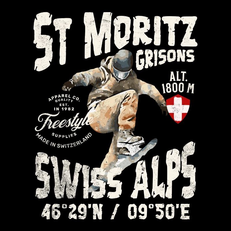 Schweizer Alpin- und Mountain-Skateboarder