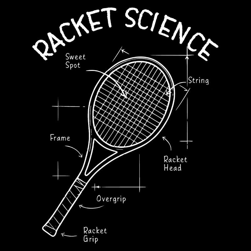 Conception de raquettes de tennis Raquette Science fun