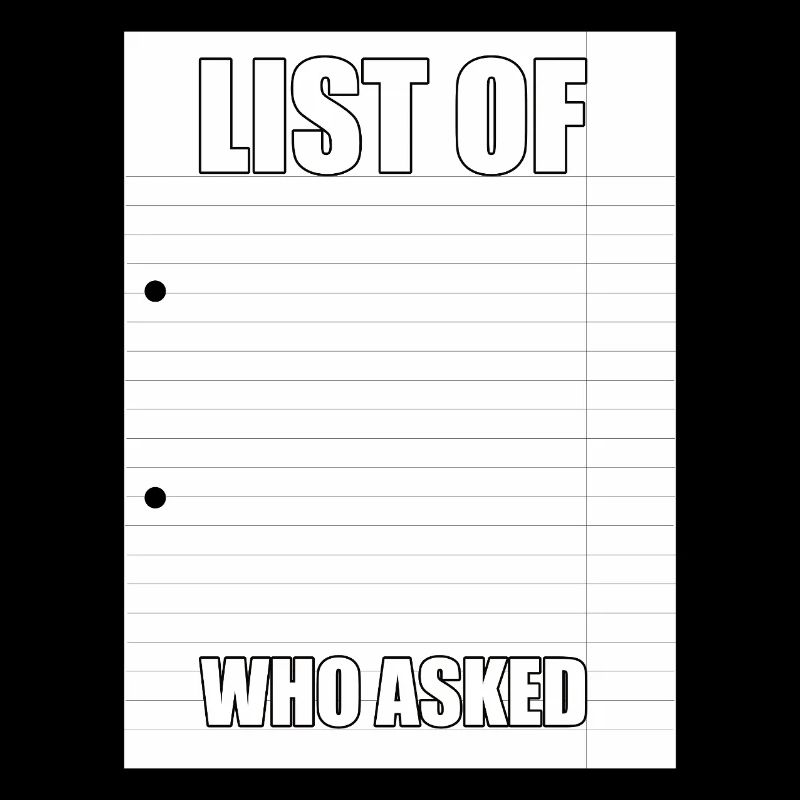 Who AskedMeme