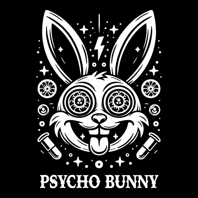 Psycho Bunny Neon Psychédélisme