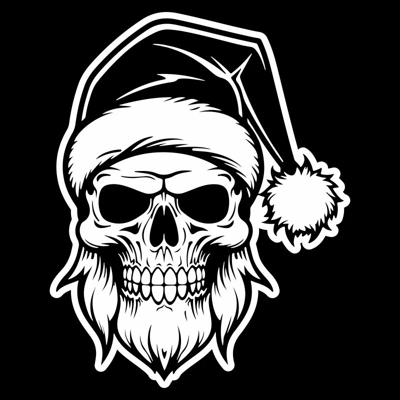 Crâne de Père Noël