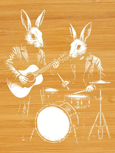 Bunny Band Jam: Guitar & Drums