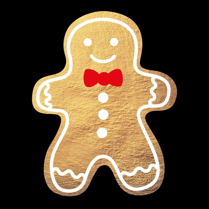 Cookie Man Gold Gingerbread Christmas Gingerbread Man