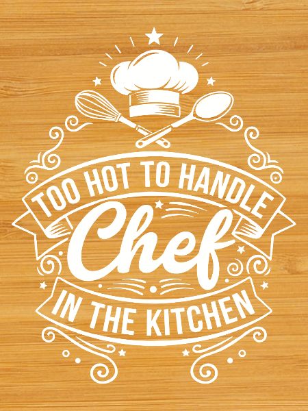Hot Chef Motif Kitchen