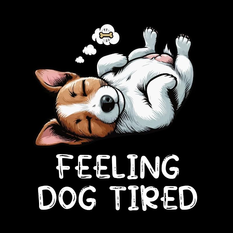 Se sentir fatigué par le chien Jack Russel terrier Jack Russel