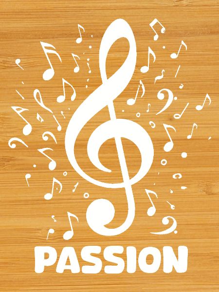 PASSION clef music design