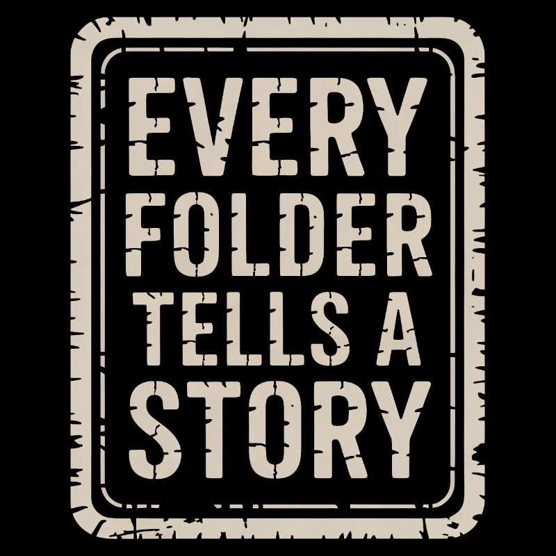 Jeder Ordner erzählt eine Geschichte