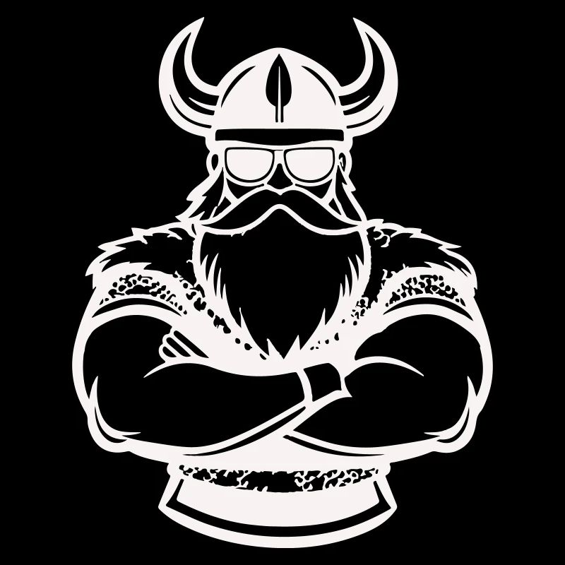 Kraft viking à bras croisés