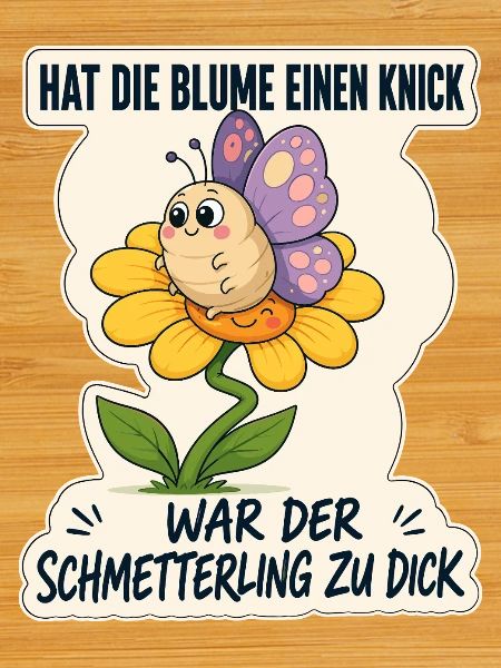 Hat die Blume einen Knick...