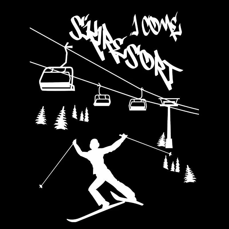 Skigebiet ich komme !