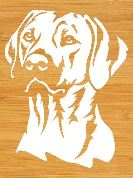 Rhodesian Ridgeback Kopf "Black Edition"