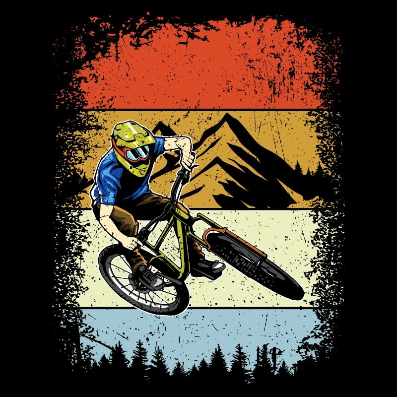 Rayures rétro Mountain Rider