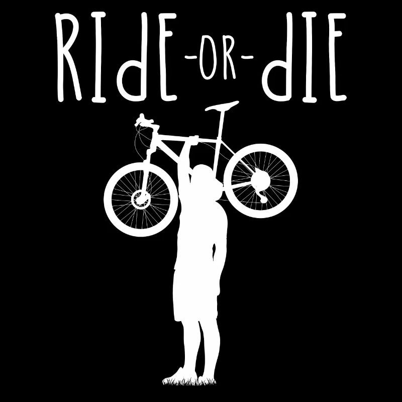 Silhouette de vélo Ride Or Die