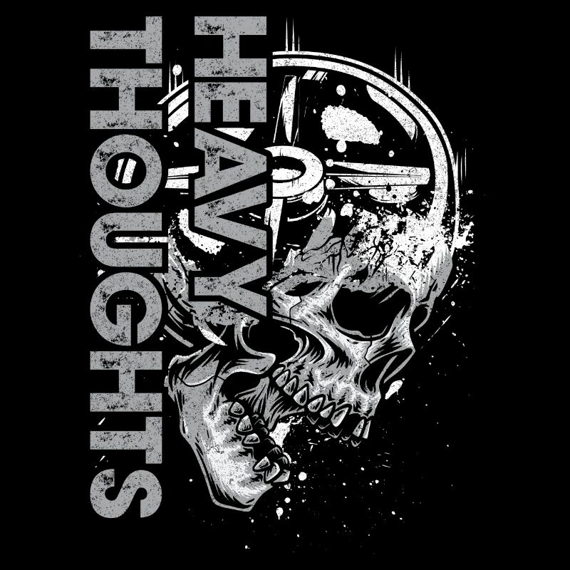 Crâne Vinyle Pulse Graphique