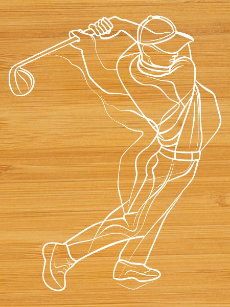 Golfer Sketch
