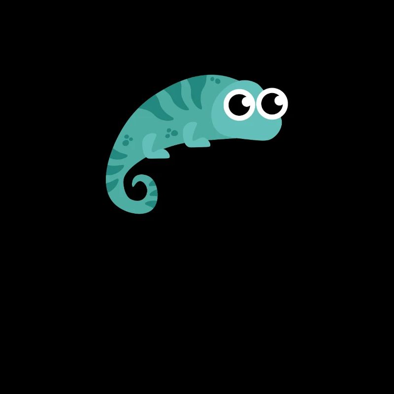 Caméléon unique et ambulant