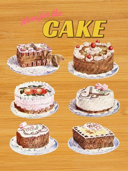 Cake collection with retro vibes