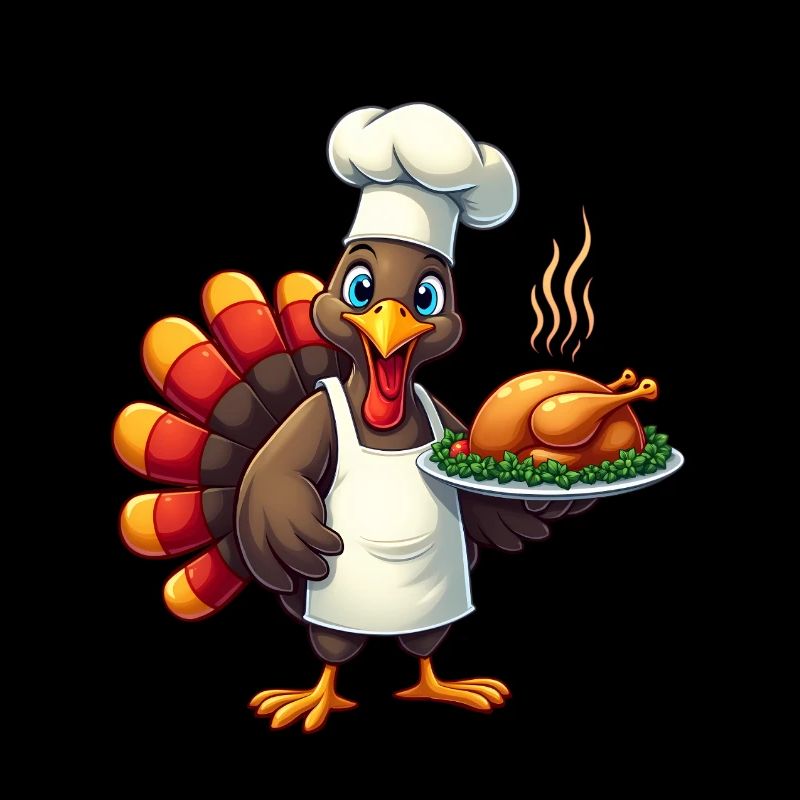 Cuisinier de dinde de Thanksgiving Thanksgiving