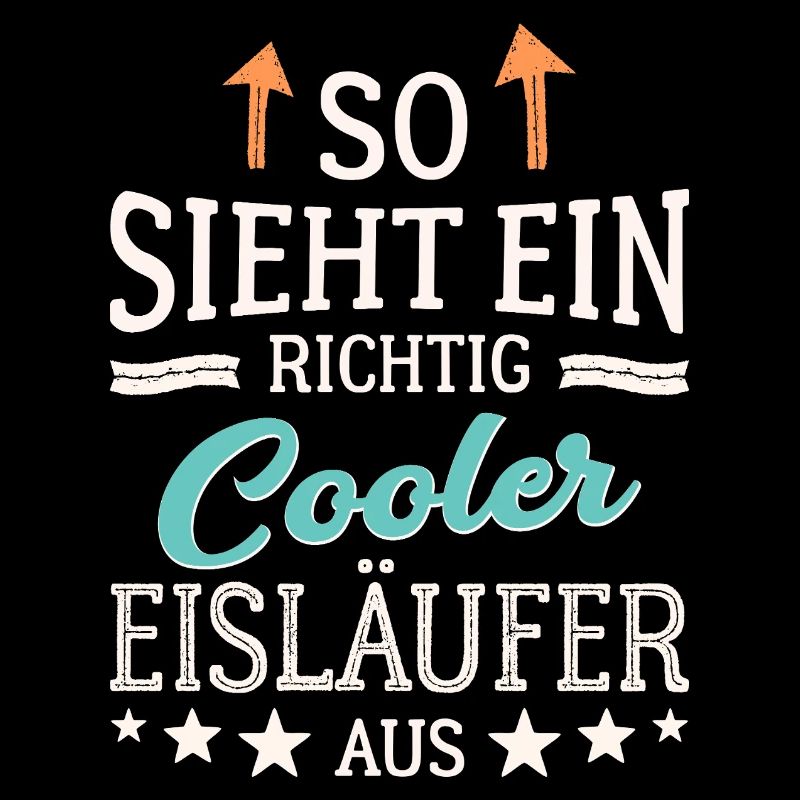 So sieht ein richtig cooler Eisläufer aus