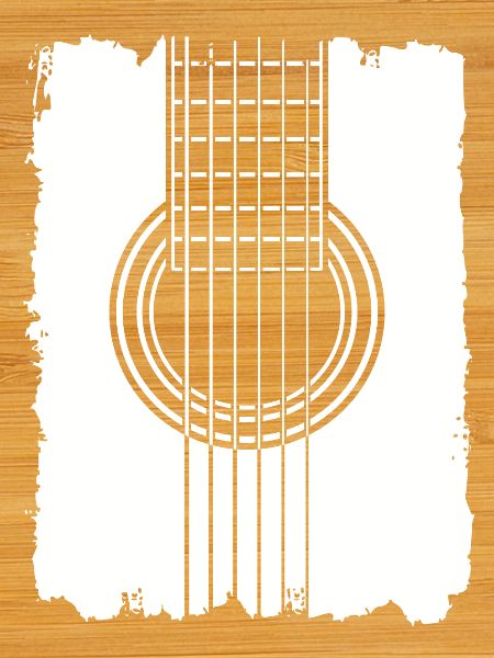 Guitar Poster Graffiti Style