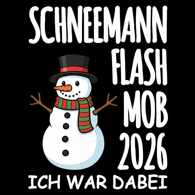Snowman flash mob