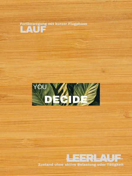 Décisions – Motif Vert Feuille