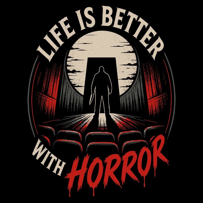Life Is Better With Horror Retro