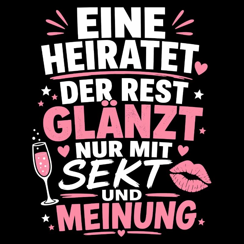 Eine heiratet. Der Rest glänzt nur mit Sekt