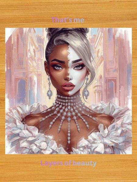 Glamour Split Portrait Crystals