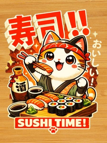 Kawaii Sushi Katze