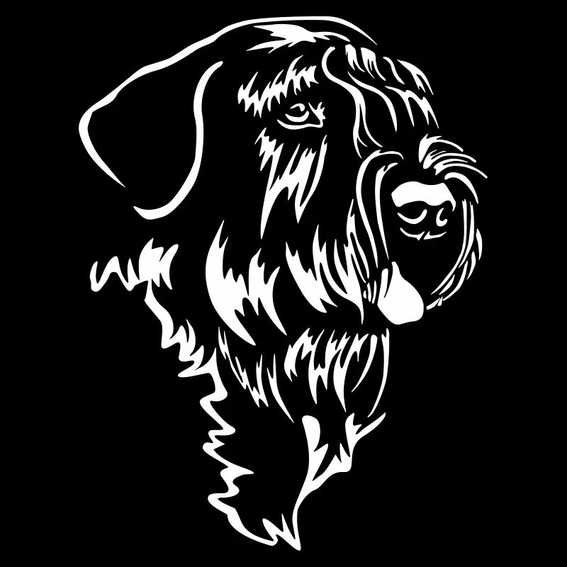 Tête de Schnauzer géant « Black Edition »