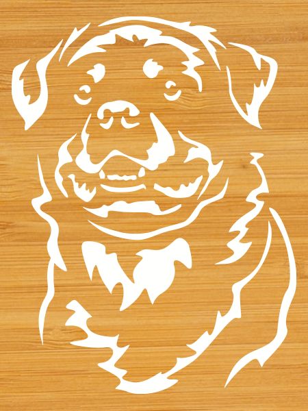 Rottweiler Head "Black Edition"