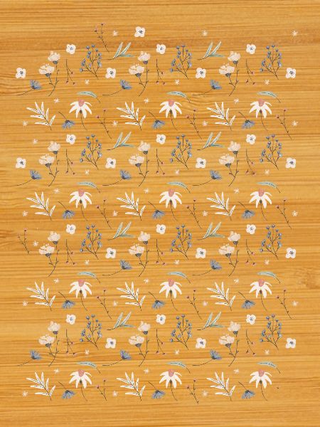 Pastel floral pattern