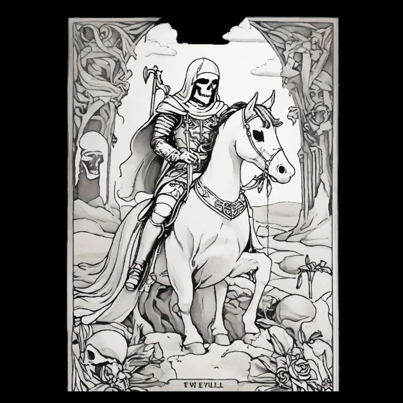 Todesreiter Tarot Illustration
