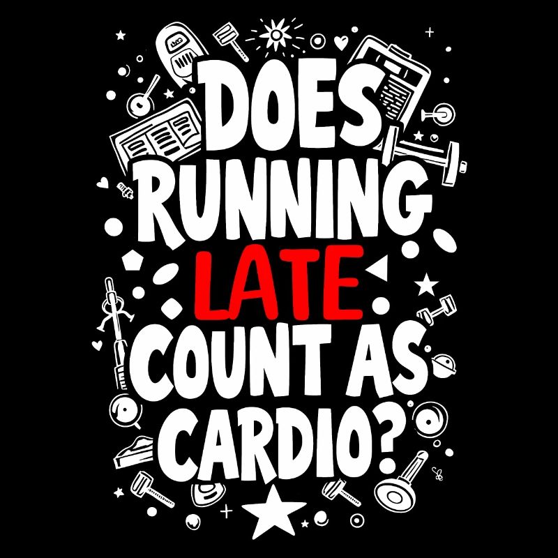 DOES RUNNING LATE COUNT AS CARDIO?