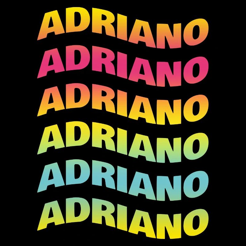 Adriano t-shirt wave effect t-shirt