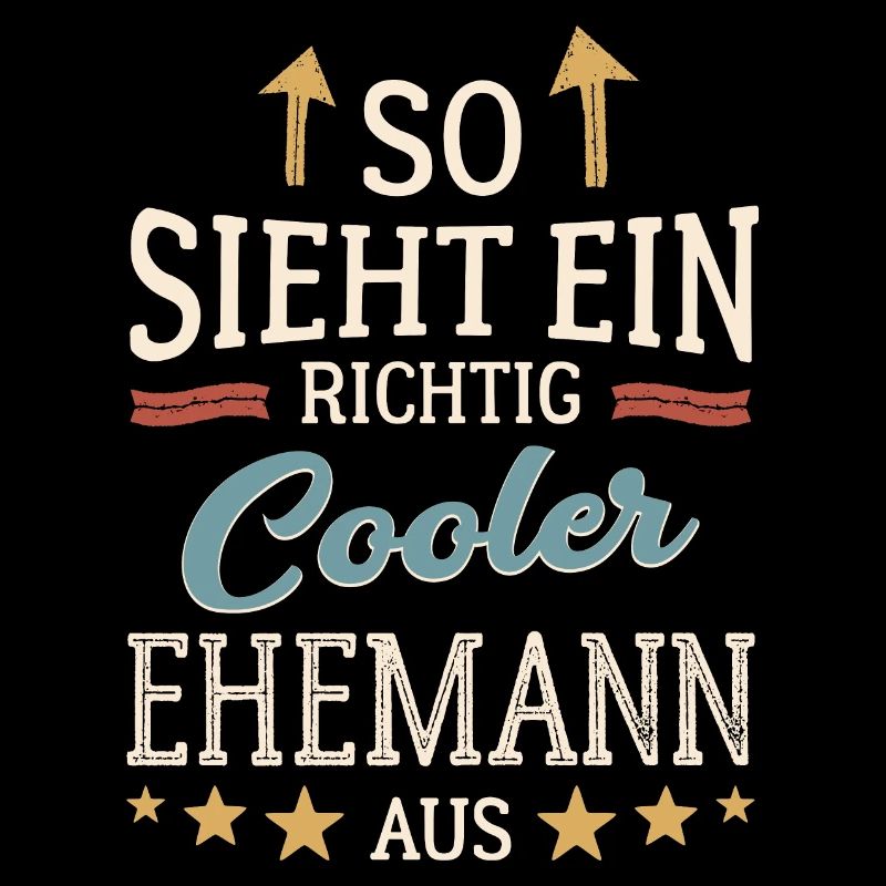 So sieht ein cooler Ehemann aus Partner Gatte