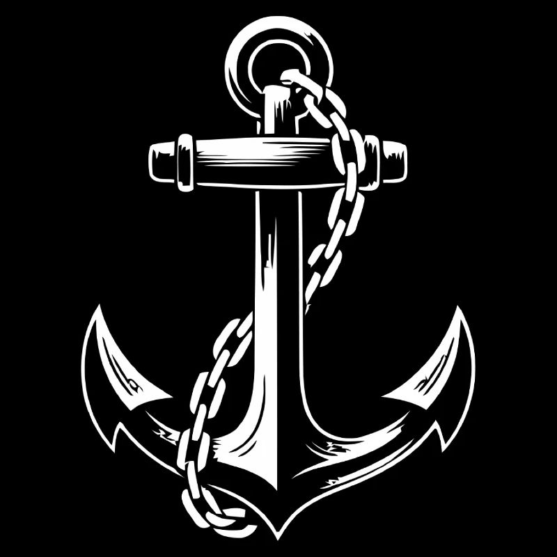 Robust Ship Anchor with Chain