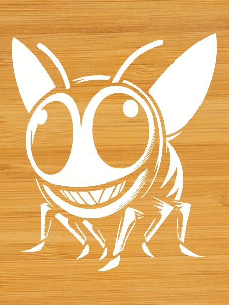 Funny Wasp Design – Comic Fun