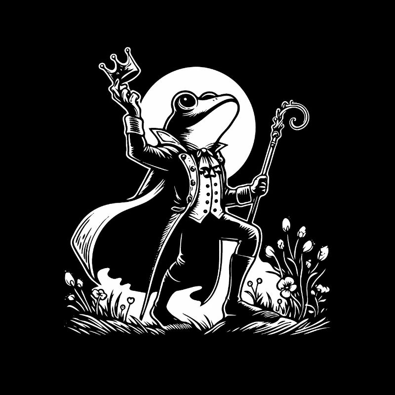 Prince grenouille – Conception de conte de fées